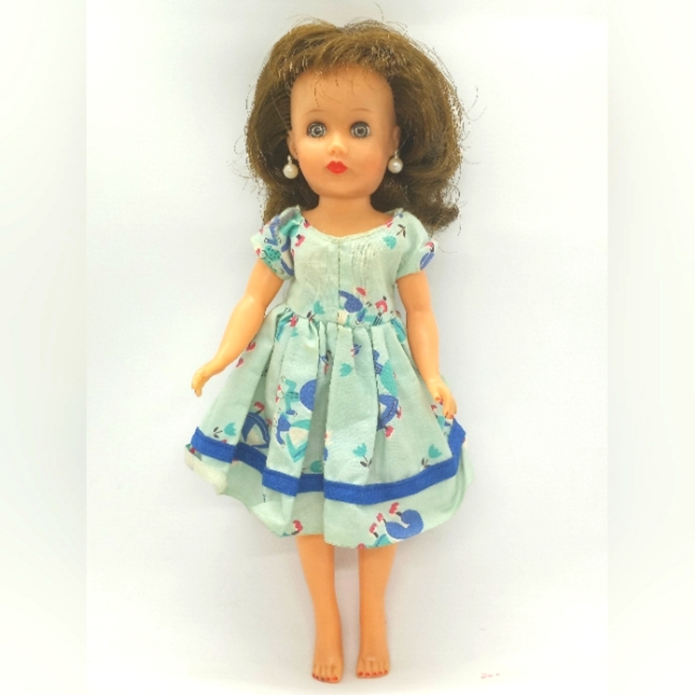 Belle Doll And Toy Corp Little Miss Margie Rare Play Doll Dresses Box Vintage